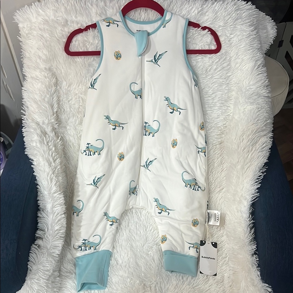 Dinosaur Print Sleeveless Baby Sleep Sack
